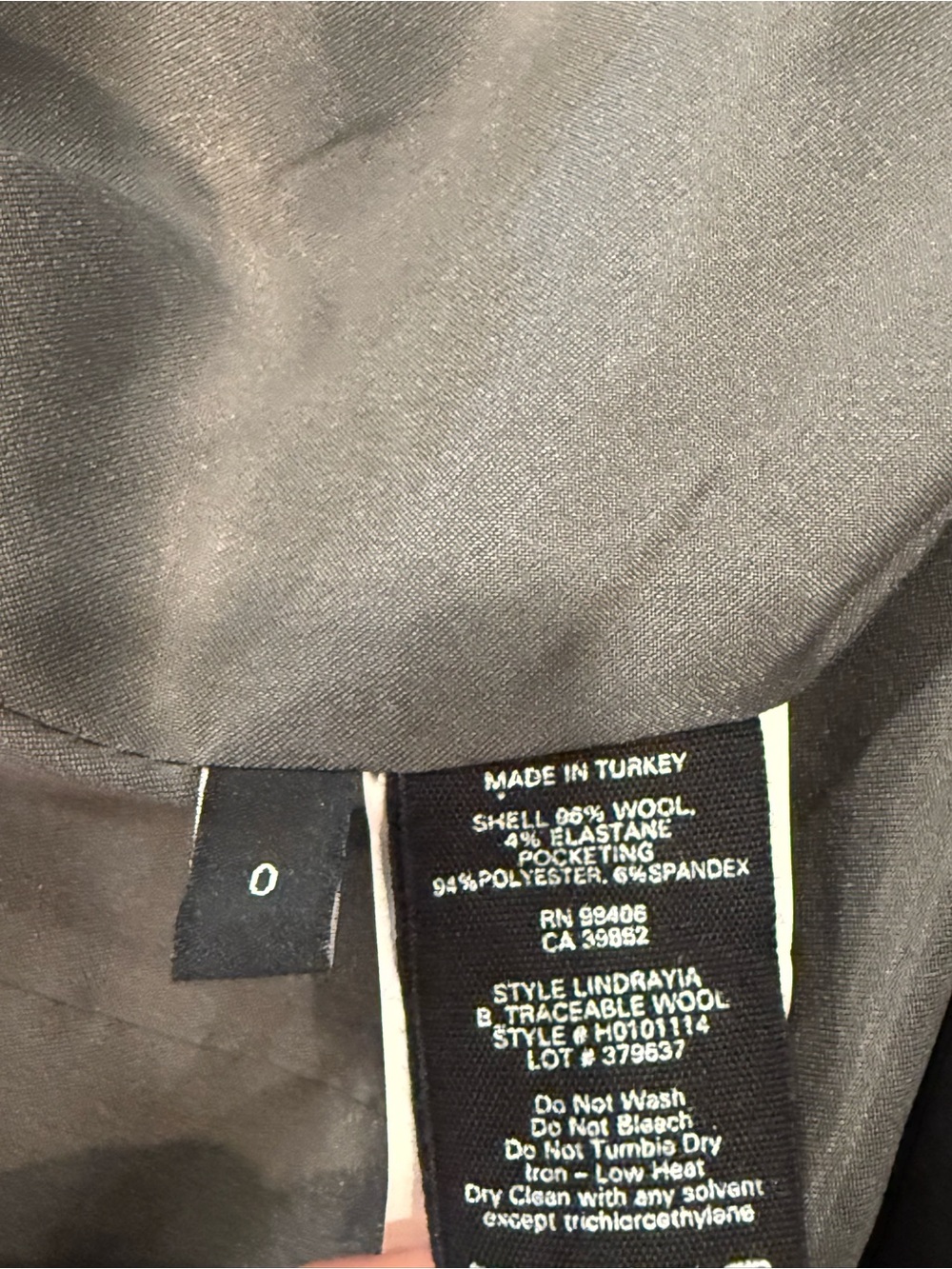 *Theory Blazer Bundle Women's Size 0 Gray Open Front & Burgundy Tailored Jackets - Picture 7 of 12